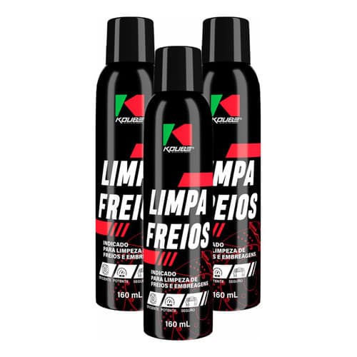 KIT 3UNI LIMPA FREIOS KOUBE