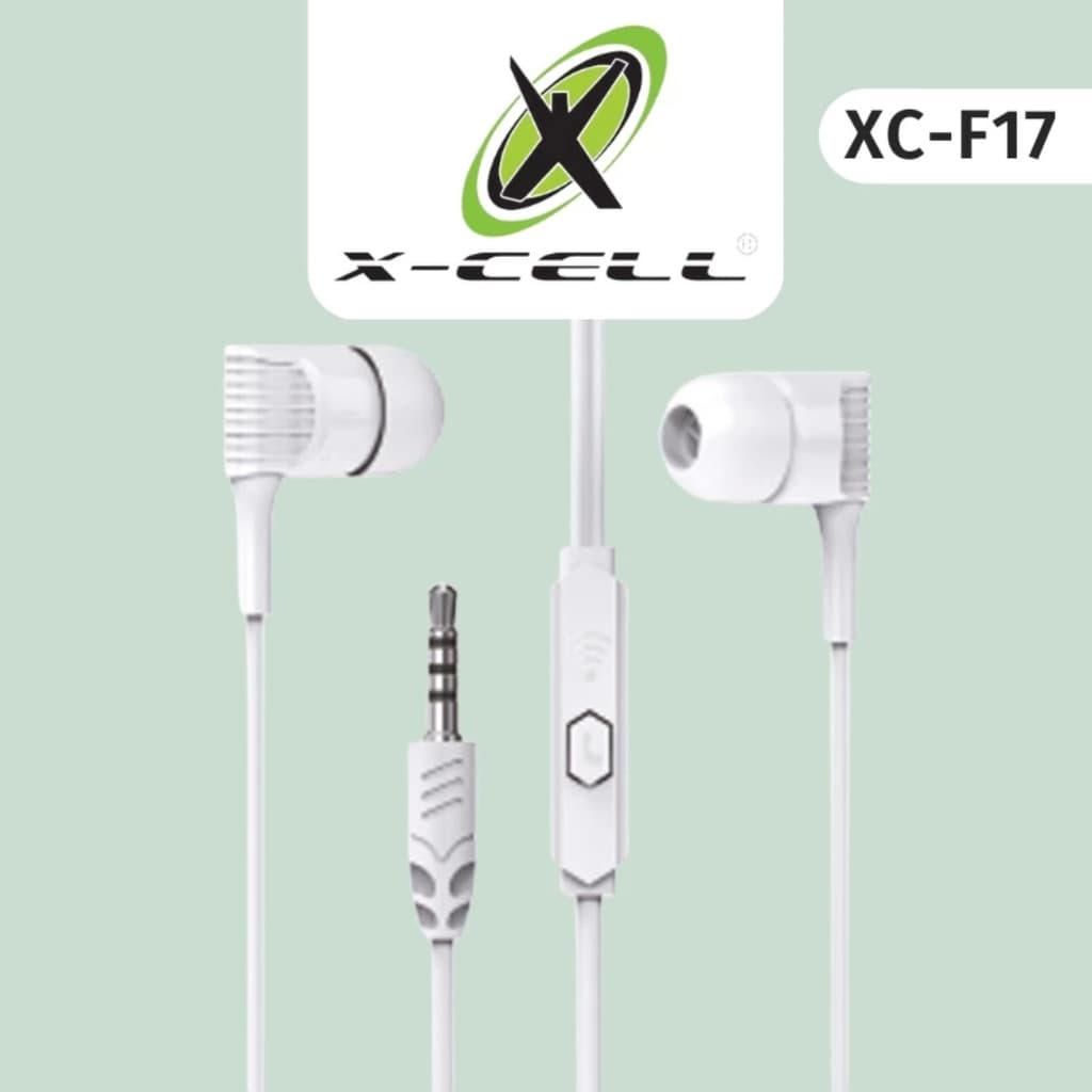 FONE DE OUVIDO C/ ATEND - PLUG P2 / XCELL XC-F17 (BRANCO)