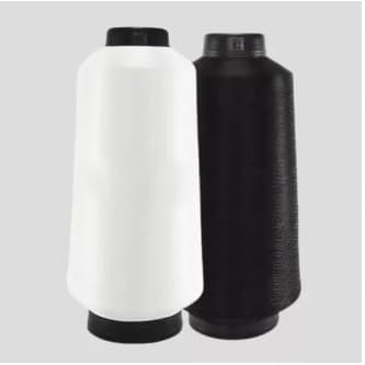 Fio Para Overlock 100% Poliester KIT 2 Cones Branco e Preto - Wlamar