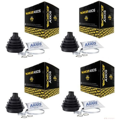 Kit 4 Coifa Homocinetica Roda Cambio Orig Axios Gol 2003