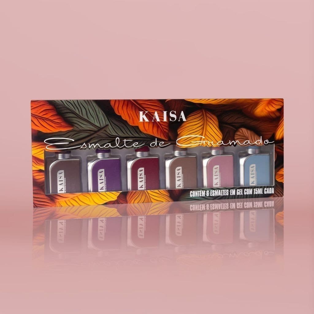 Kit Com 6 Esmalte Gramado Kaisa 15ML