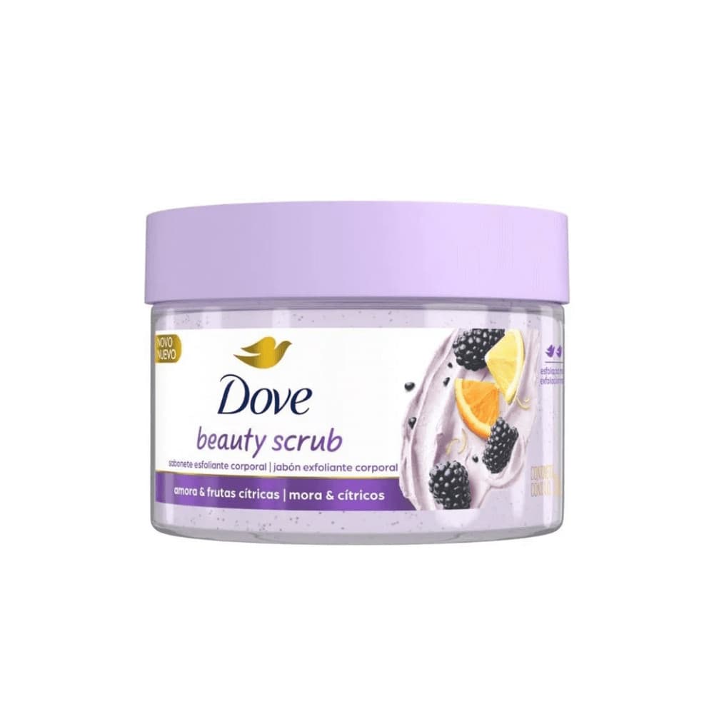 Sabonete Esfoliante Corporal Dove Beauty Scrub Amora & Frutas Cítricas 280g