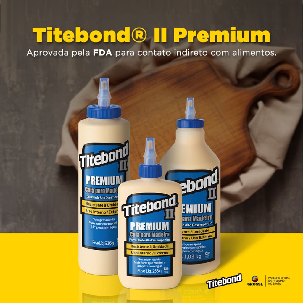 Cola Para Madeira Titebond II Premium Wood Glue