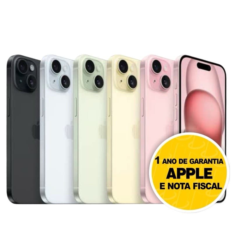 Celular IPhone 15 128gb - Novo e Lacrado | Original | 1 ano de garantia