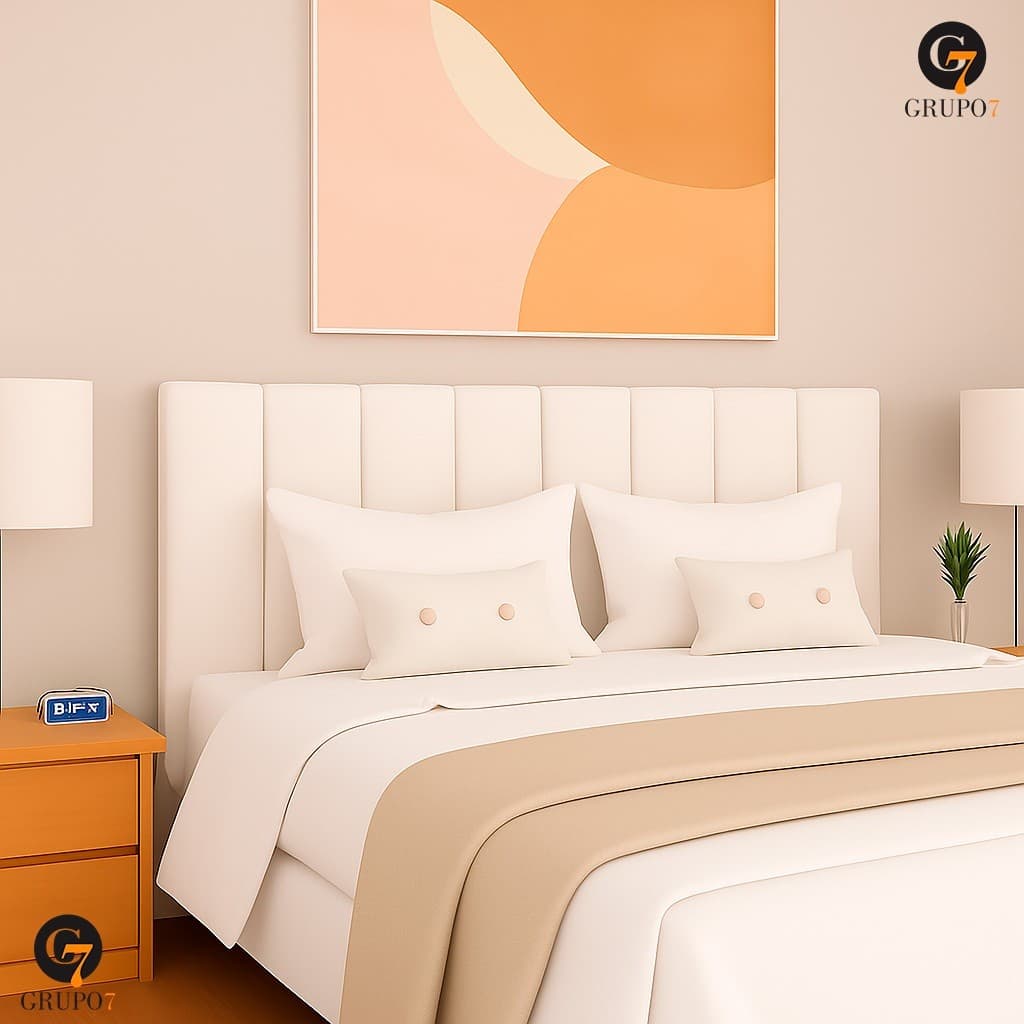 Kit 10 Placas Cabeceiras Brancas Decorativas Estofadas Cama Box Modulada Veludo Autocolante