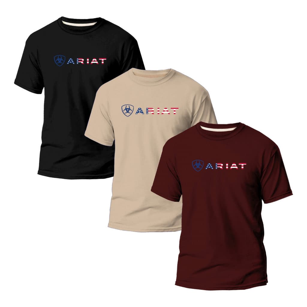 Kit 3 Camisetas Moda Country Masculina Rodeio A02 USA