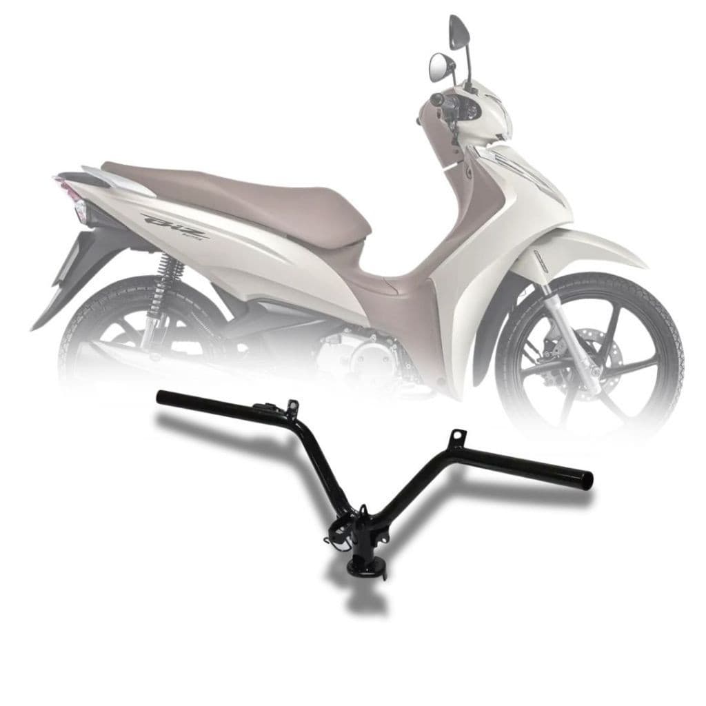 Guidão Biz 125 2018 a 2023 Modelo Original Pro Tork Tubo 1,9mm 2019 2020 2021 2022