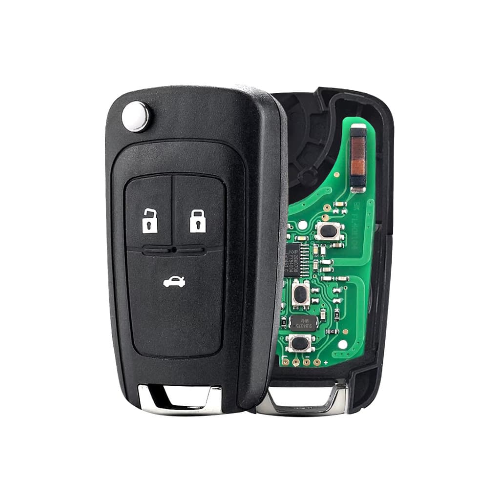 Chave Canivete Gm Alarme Original Completa Cruze Cobalt Onix S10 3 Botões