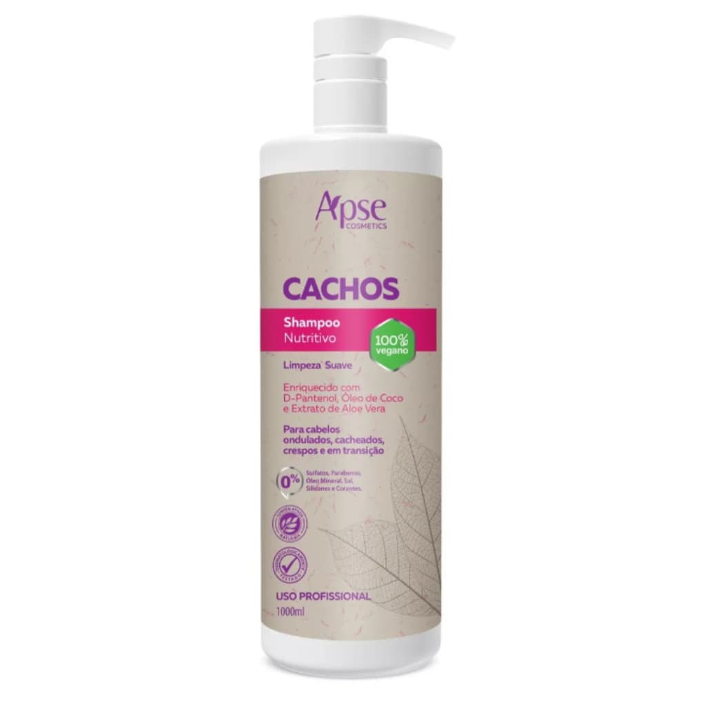 Apice Apse Shampoo Nutritivo  Cachos 1000ml