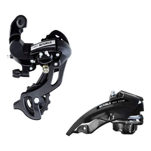 Cambios Dianteiro E Traseiro 24v 8v Bicicleta  Aro 29 26 Kit Bike