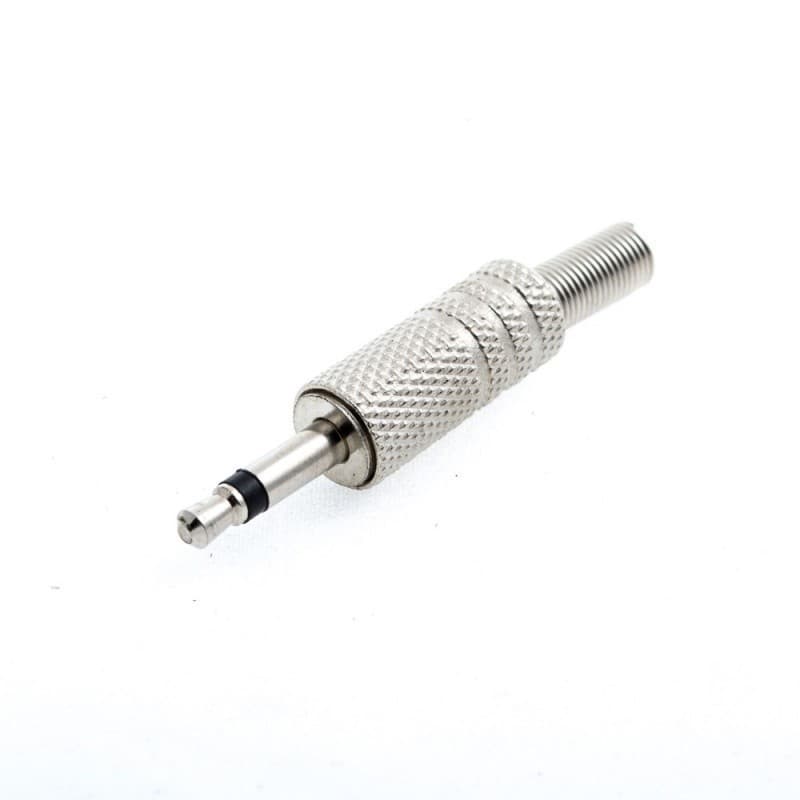 kit 10 Conector P2 mono Soldada Metal Tg