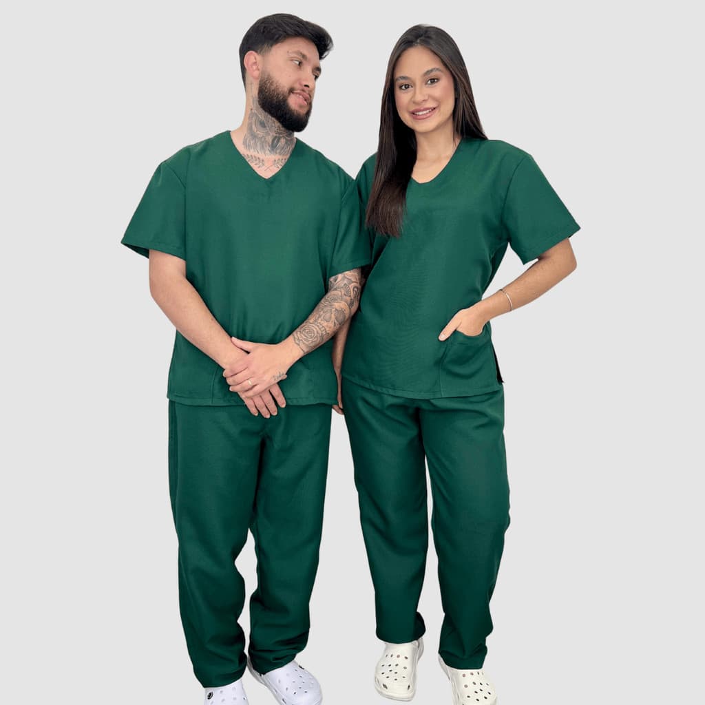 Pijama Cirúrgico Hospitalar Uniforme Médico Enfermagem Odontologia Veterinária Atacado