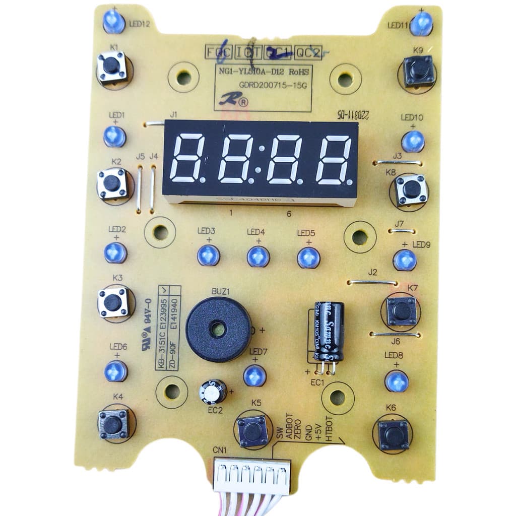 Placa Painel Display para Panela de Pressão Elétrica Digital 5L Oster OPAN920