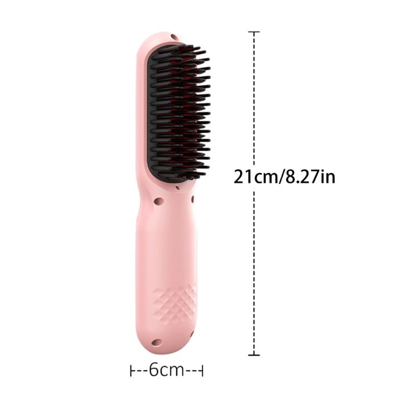 Escova Alisadora De Cabelo Elétrica UKI Pente Alisador Para Mulheres Elétrico