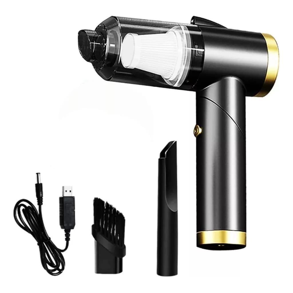 Aspirador de Mão  Dobravel Recarregável Luz LED Sem Fio Alta Qualidade 120W MXC004