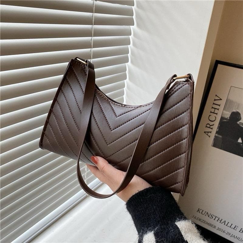 Bolsa Feminina Baguete Pequena De Ombro Bordado Tiracolo Moda Blogueira Promoção