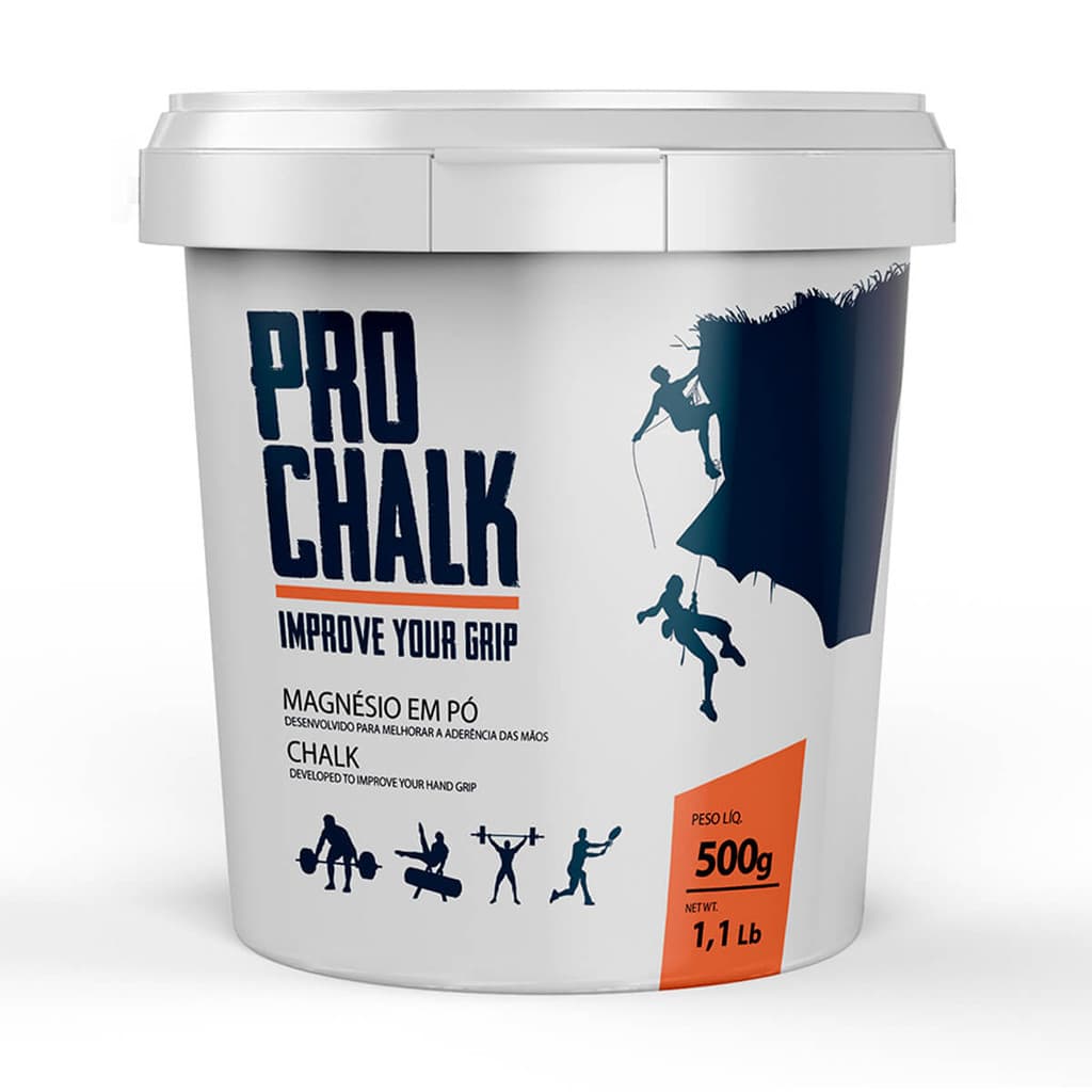 Magnésio em pó Pro Chalk Pote 500g Cross Escalada