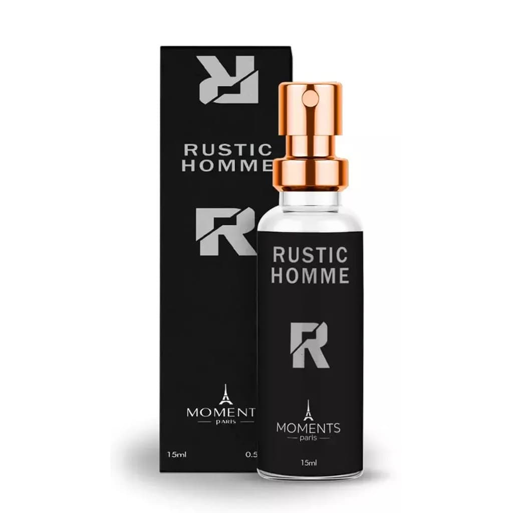 Perfume Rustic Homme Colecionável Masculino Moments Paris  15 ml