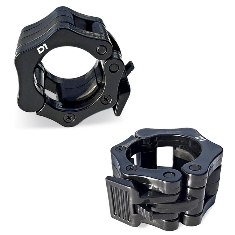 Presilhas Lock Jaw Collar D1Fitness 50mm para Barra Olímpica