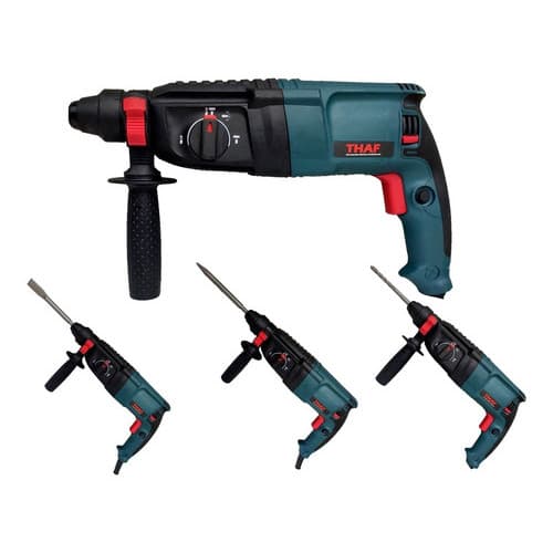 Furadeira E Martelete Com Impacto Encaixe Sds Thaf 11253 Cor Azul Frequência 50/60hz