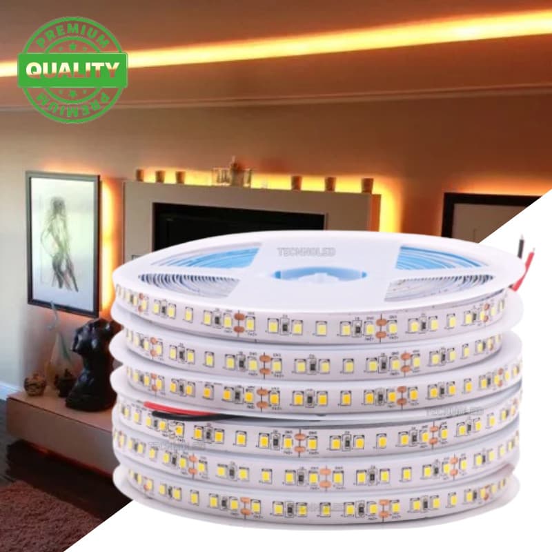 Fita LED 2835 5 Metros 12V IP20 240 LEDs/m 18W/m 3000K, 4000K ou 6000K