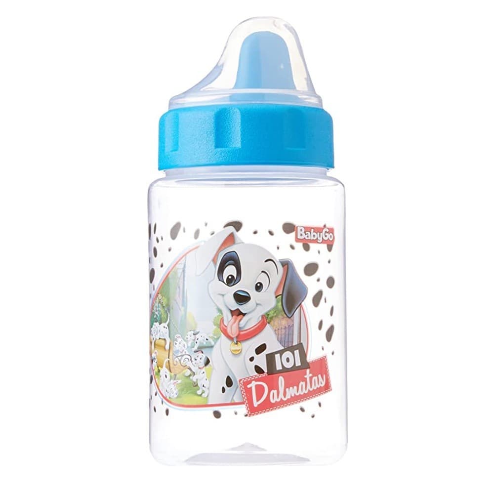 Copo de Treinamento BabyGo 340ml Dálmatas – Válvula Antipingos