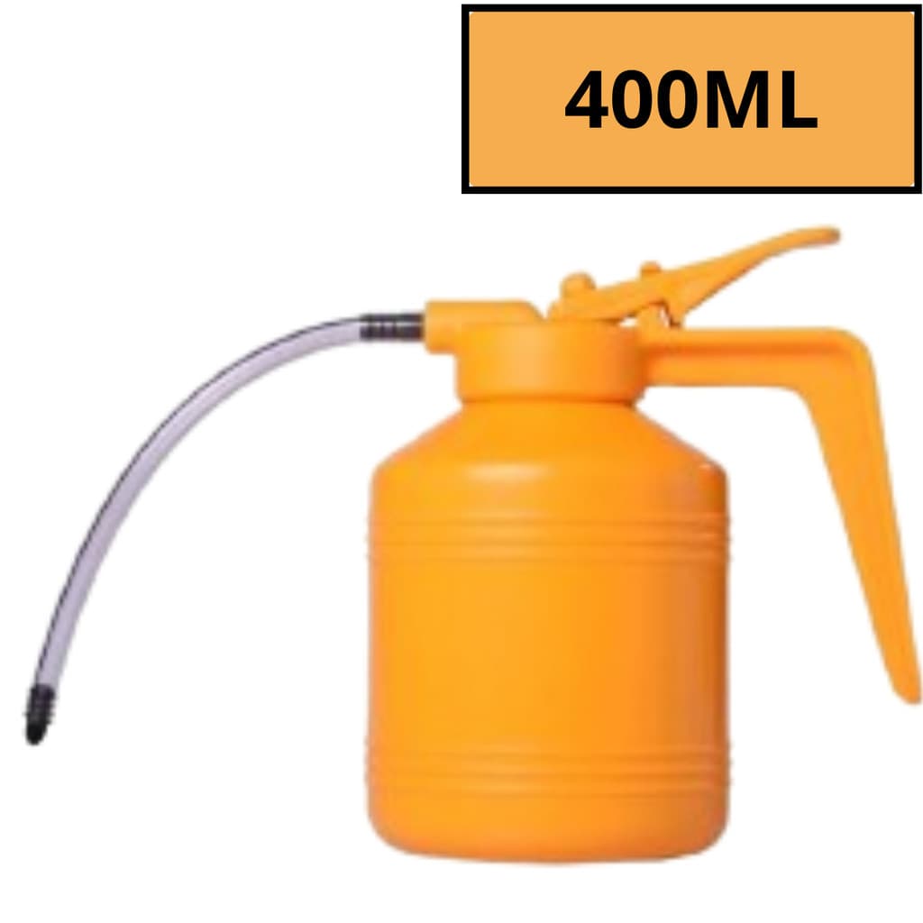 ALMOTOLIA DE LUBRIFICAÇÃO COM ÓLEO 400ML BICO FLEXÍVEL