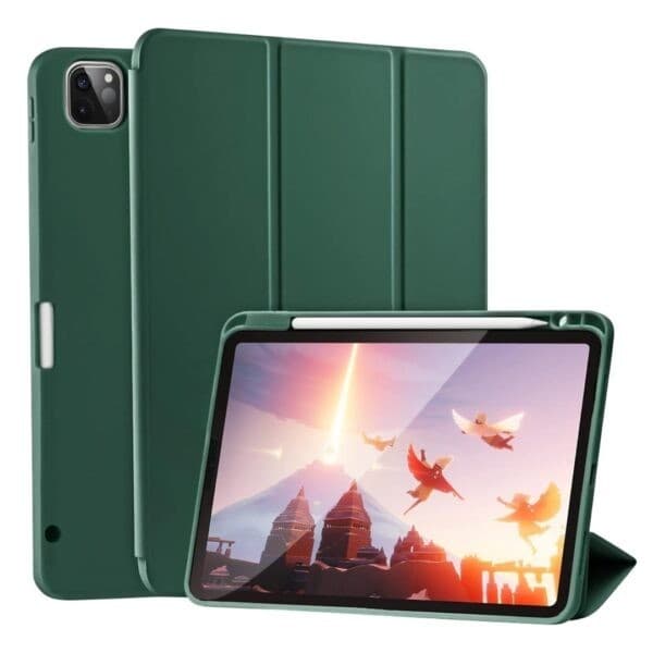 Capa para iPad com Suporte para Caneta - Verde ( Ipad não Incluso )
