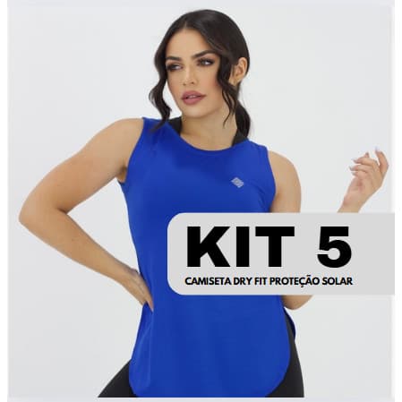 Kit 5 Regatas Dry Fit Feminina Tapa BumBum Academia Treino Fitness Blusa Furadinha Crossfit Esportes Camiseta Lisa