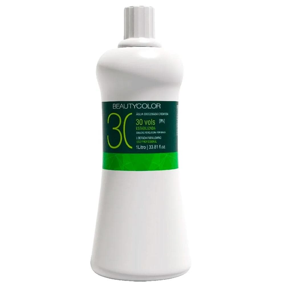Água Oxigenada Cremosa Beauty Color Profissional 30 Volumes 1 Litro
