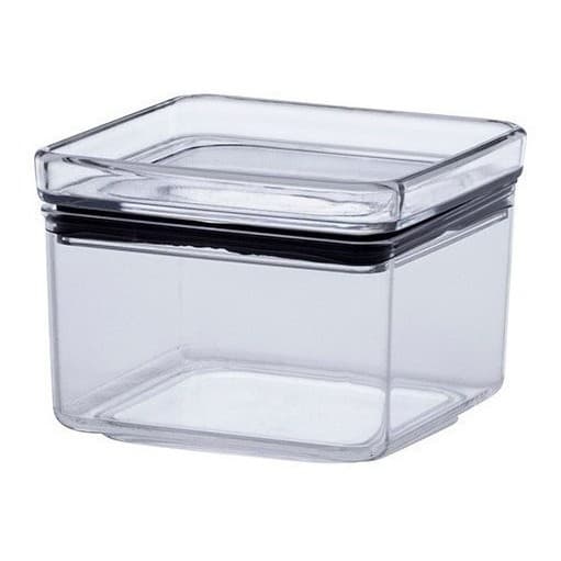 Pote Quadrado Hermético Paramount 480ml - Transparente