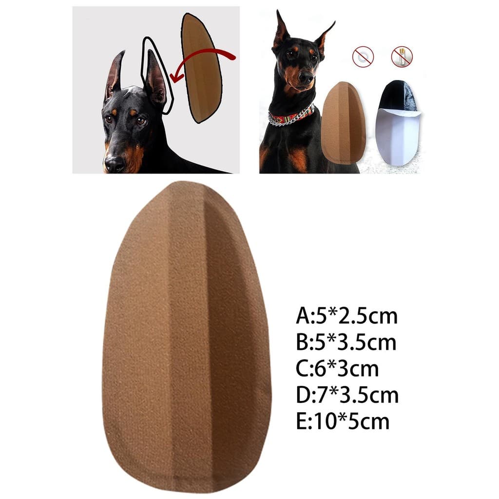 [hellery] Ferramenta Corretora De Suporte Para Orelha De Cachorro De Estimação , Adesivo Doberman Pinscher Dog Samoyed