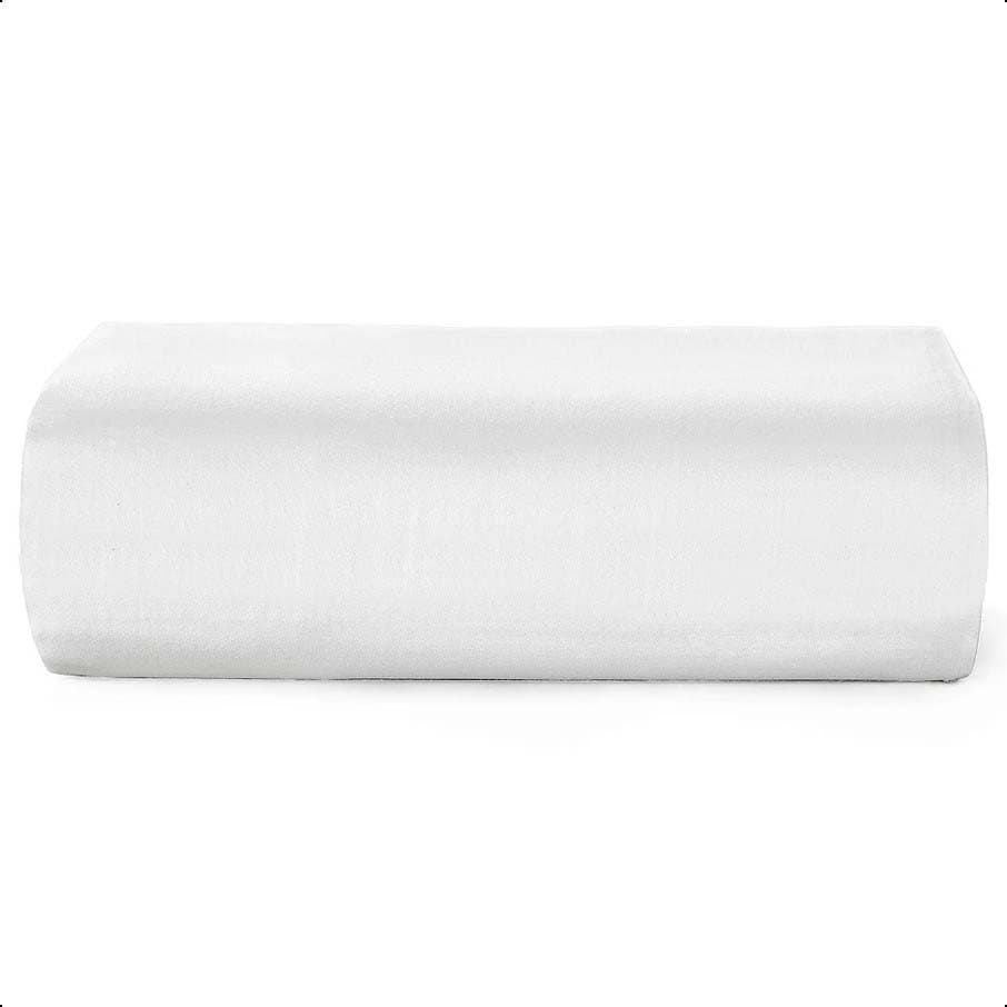 Lençol Solteiro Branco Simples Plano Jumbo