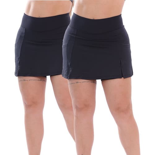 Kit 2 Shorts Saia Fitness Academia Beach Tennis Corrida