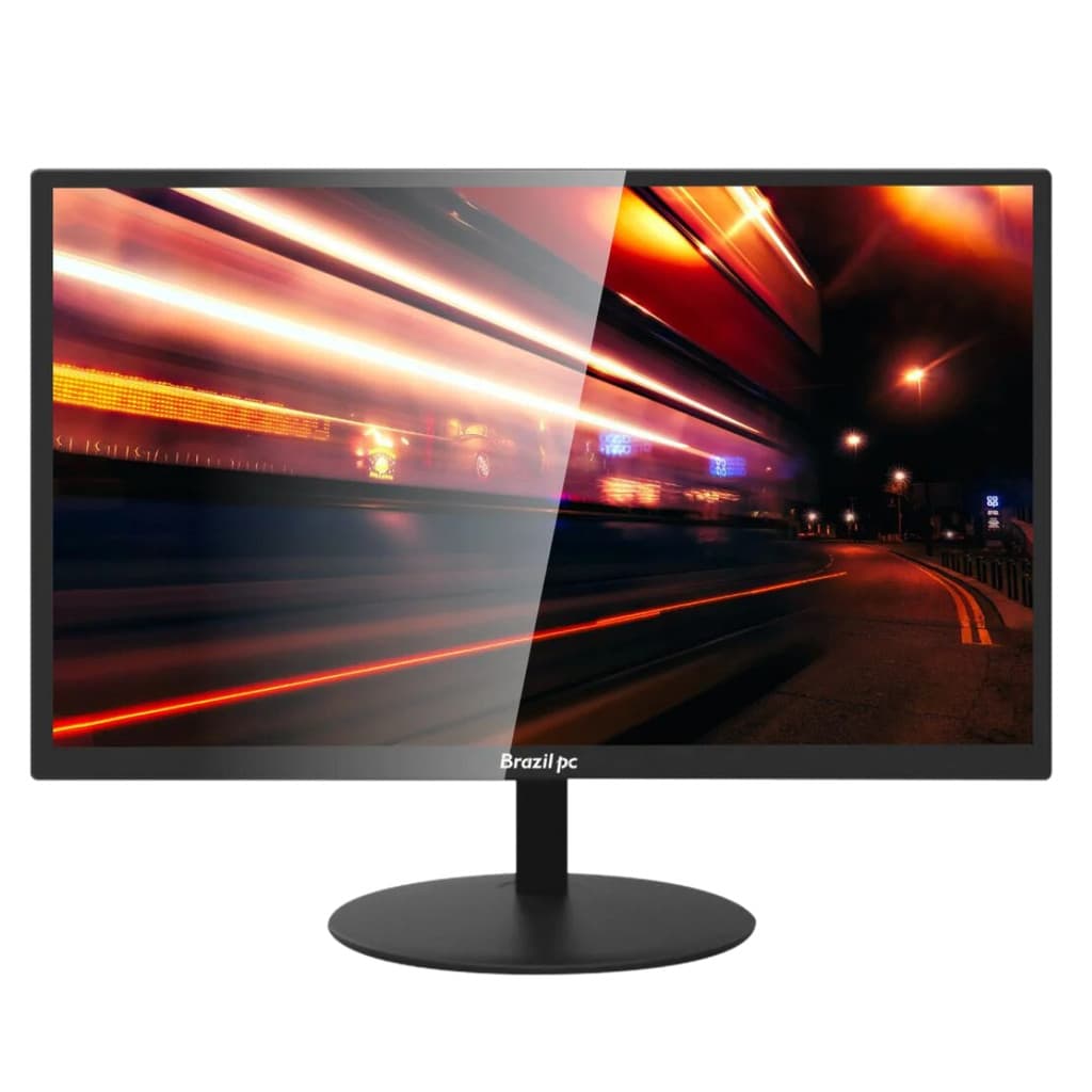 Kit Com 2 Monitores Led 19" Brazilpc Bpc-19we02-b Preto Widescreen