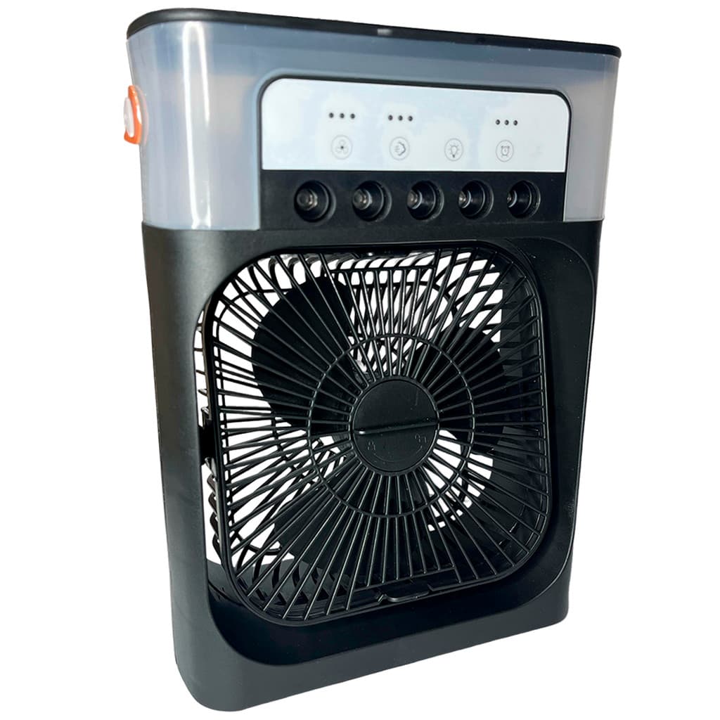 Air Cooler Fan Mini Ventilador Umidificador De Ar Para Mesa Escritório Computador 600ml USB-C