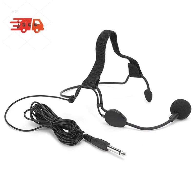 6.35MM Plug Dinâmico Bandana Microfone Gancho De Orelha Adequado Para WH20TQG Instrumento Musical Guitarra