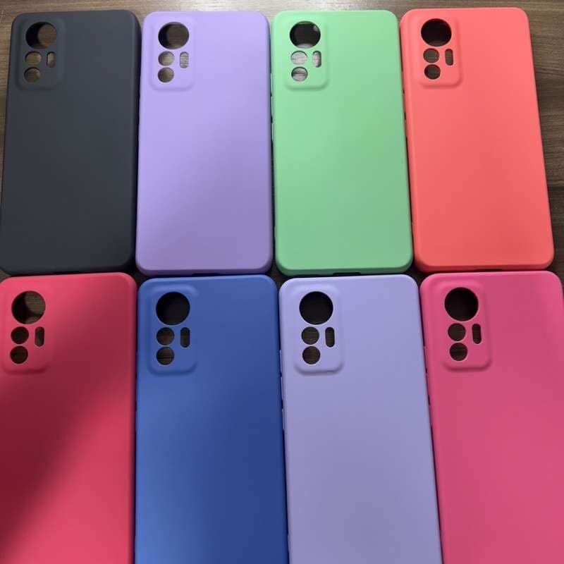 Capa Capinha de Celular - Mi 12 Lite - Xiaomi Silicone Aveludado Capinha Case