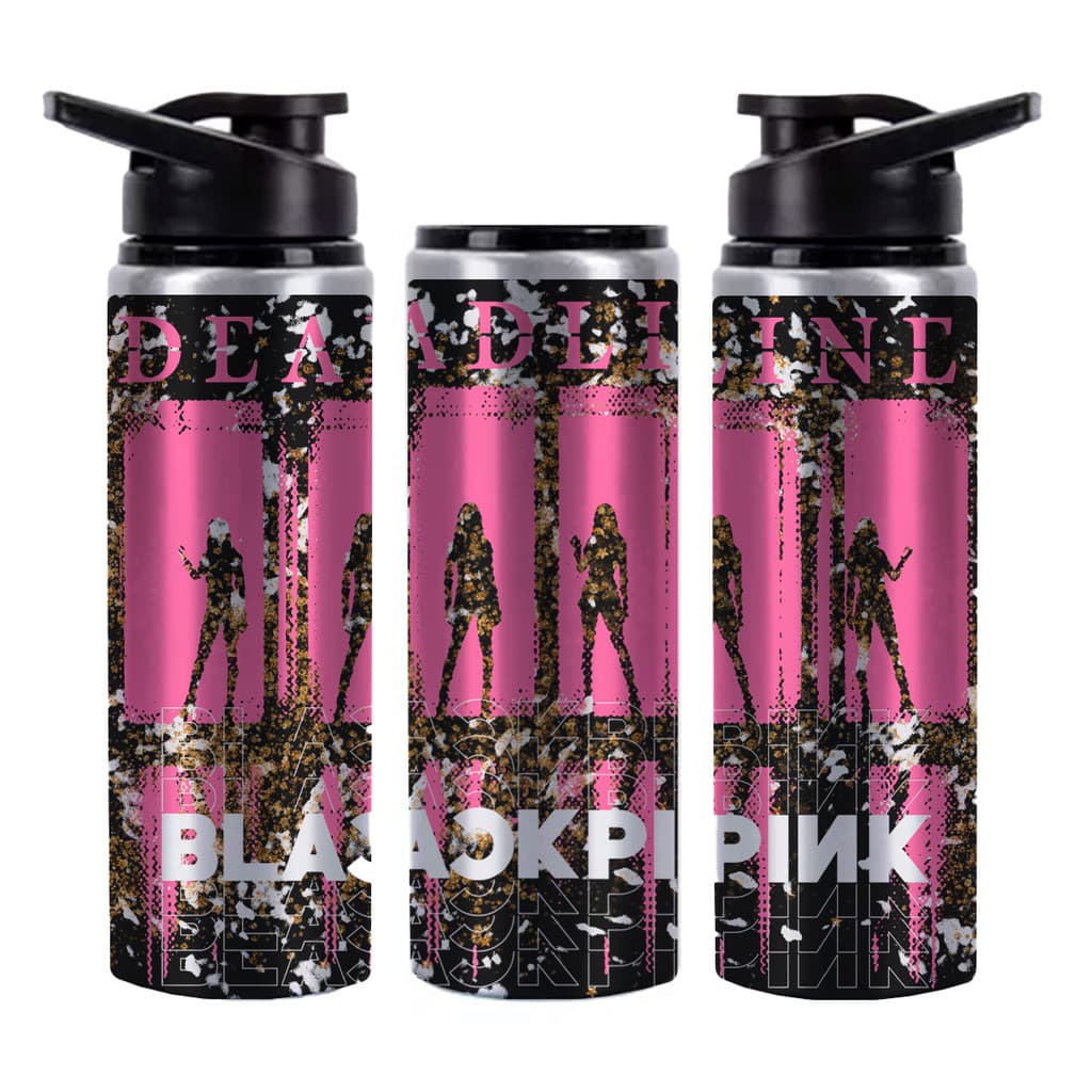 Squeeze BlackPink Deadline Tour Alumínio Brilhante 750mL