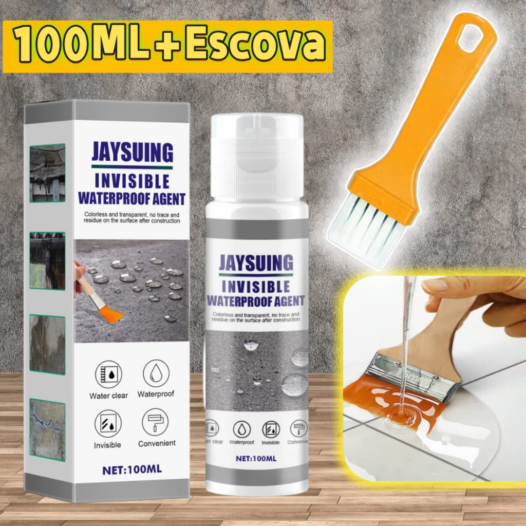 1000ml+escova Cola selante Impermeável /Impermeabilizante de infiltração Invisível parede vedamax waterproof piso