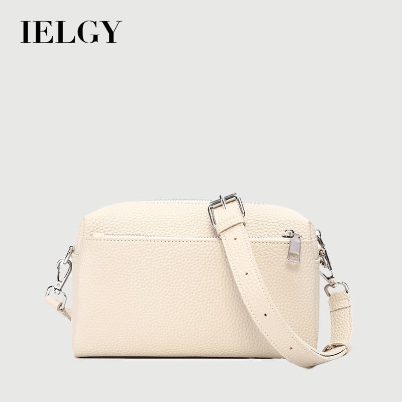 Bolsa mensageiro feminina IELGY Bolsa quadrada pequena de grande capacidade