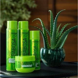 Kit Capilar Babosa (Com 4 itens) Super Hidratação, extra brilho | Rhenuks