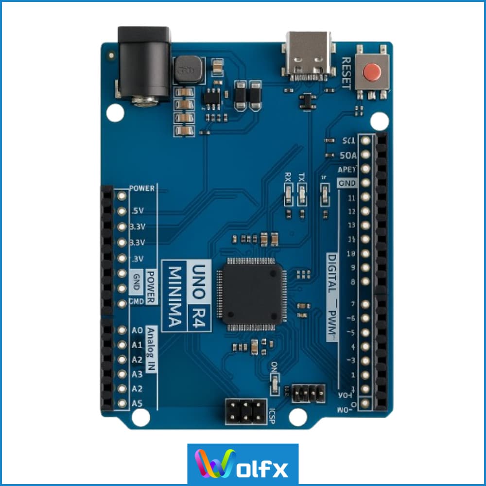 Placa Uno R4 Minima Compatível Arduino Com Entrada Usb-c