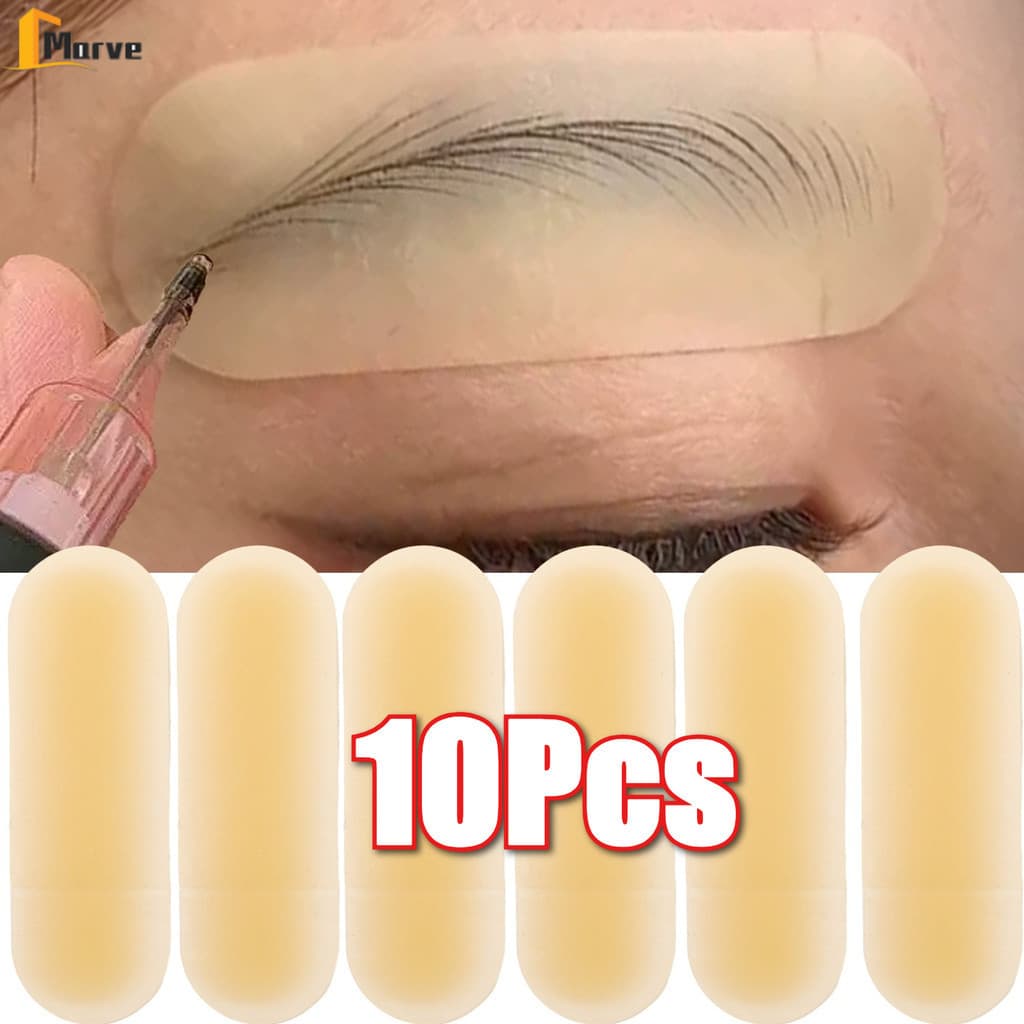 Patches Permanentes Para Prática De Sobrancelha De Silicone-Adesivos Práticos De Transferência De Tatuagem-Decalque De B