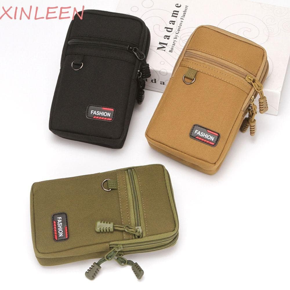 XINLEEN Fanny Pacote De Cintura Durável Masculino Bolsa De Telefone Única/Dupla Camada De Alta Capacidade Para Caminhar