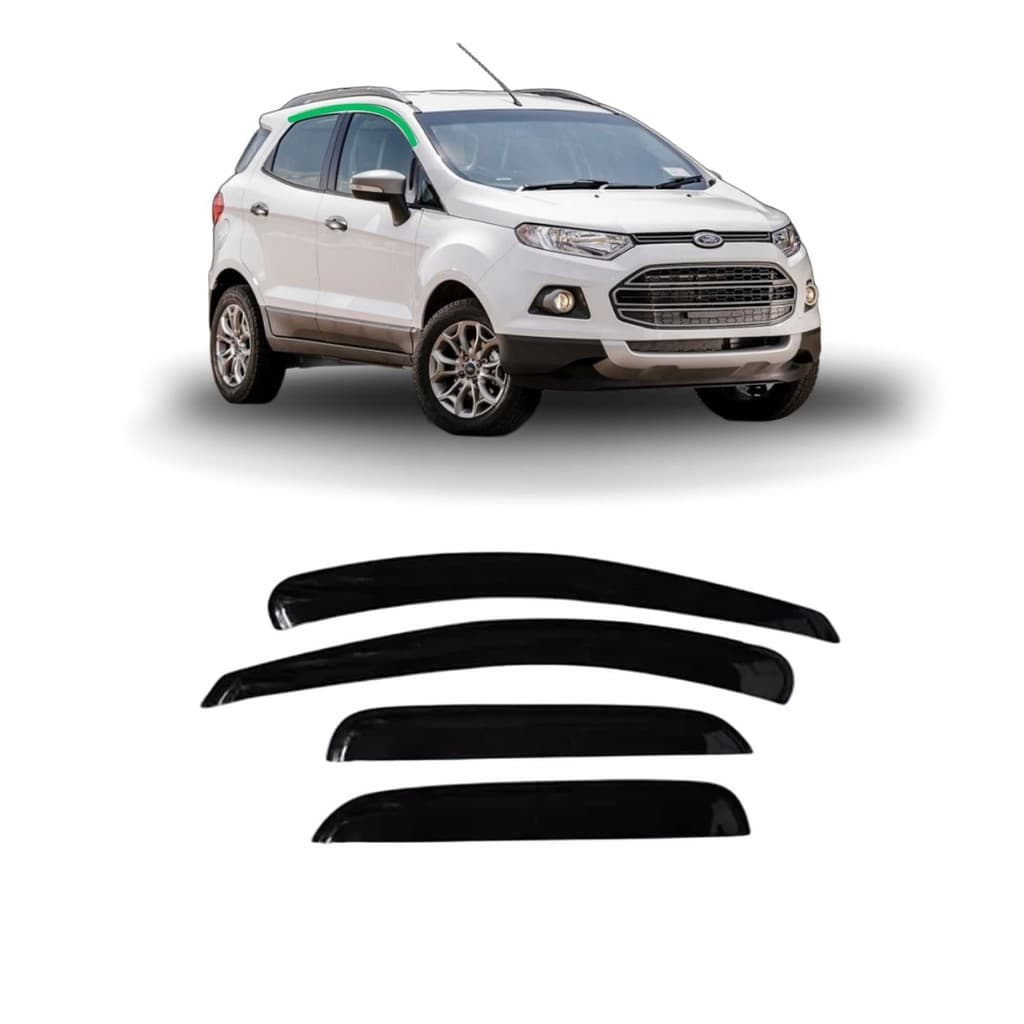 Jogo Calha de Chuva (Defletor) EcoSport 13 14 15 16 17 4p
