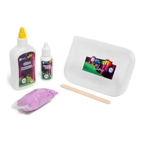 Kit Butter Slime #EUQFIZ - Slime Cremoso Textura Amanteigada para Fazer em Casa - Kit Completo