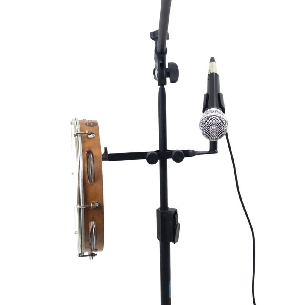 Clamp de pedestal Descanço Para Percussão + microfone C9 ASK