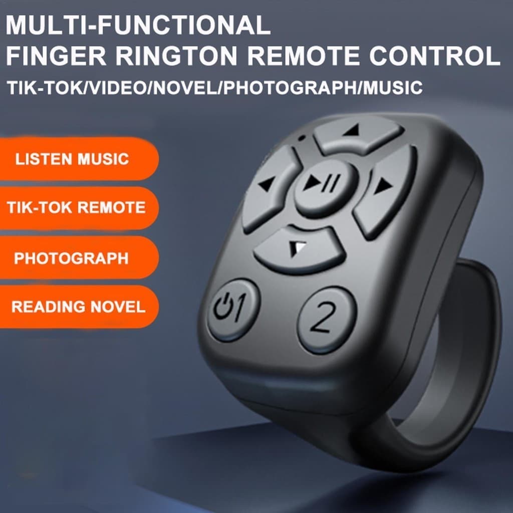 Auto Clicker Smart Ring Page Turner Dispositivo Automático De Clique Contínuo De Botão De Rolagem Anel Sem Fio unhcxebr
