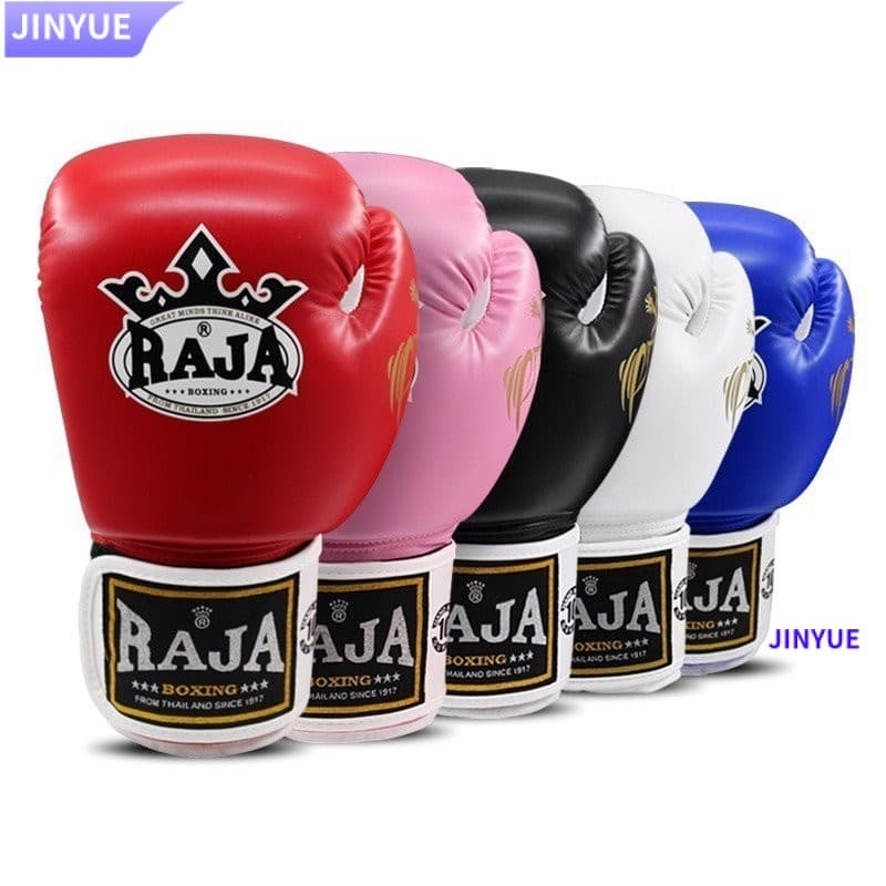Raja Luvas De Boxe Muay Thai Luvas Adultos Homens Mulheres Lutam Sanda Competição Combate Treinamento Sacos De Areia
